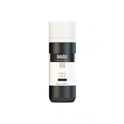Afbeelding van Liquitex 1946310 Professionele Acrylverf Soft Body Kunstenaarsverf in romig dekkende consistentie, hoge pigmentatie, lichtecht &amp; verouderingsbestendig, 946ml fles Paynes Grey