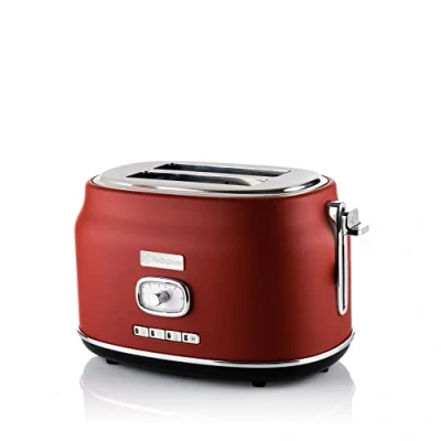 Afbeelding van Westinghouse Broodrooster Retro Collections 2 sleuven cranberry red WKTTB857RD