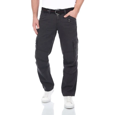 Afbeelding van Timezone Benito Cargobroek Dark grey, Heren, Maat: 31x32, grey