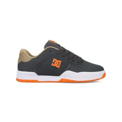 Afbeelding van DC Shoes Central sneakers voor heren, grijs/tan/oranje, 47 EU, Grey Tan Orange, EU