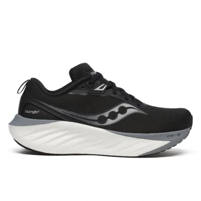Afbeelding van Saucony Triumph 22 Hardloopschoenen neutraal, Dames, Maat: 40, Black/white Textiel/ synthetisch