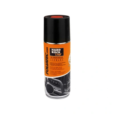 Afbeelding van Foliatec Universal 2C Hard Rock Liner Spray Paint mat zwart 1 x400ml