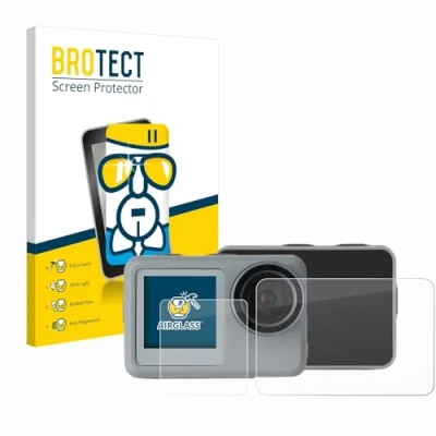 Afbeelding van BROTECT Screenprotector voor Rollei Actioncam 9s Plus Folie Beschermfolie Beschermglas transparant