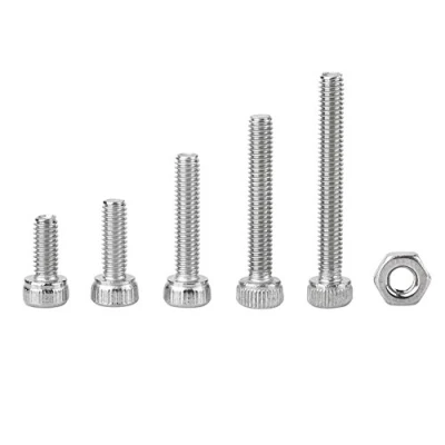 Afbeelding van 210 Stuks M2.5 Zeskantschroeven Met Inbus 304 Roestvrij Staal Assortiment Moeren X 6/8/10/12/16/30/25/30mm