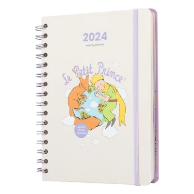 Afbeelding van Grupo Erik A5 Agenda 2024 De Kleine Prins Weekplanner 12 maandelijkse weekkalender Afsprakenplanner Weekoverzicht
