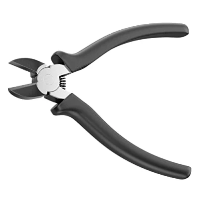 Afbeelding van deleyCON Zijkniptang 160mm Kabelsnijder Draadsnijder Snelle Retourveer Elektronica Netwerk Precisie Cutter Tang