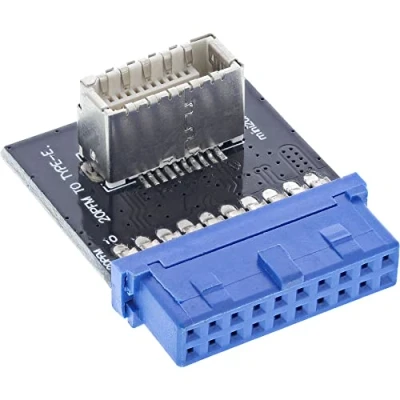 Afbeelding van InLine USB 3.0 naar 3.1 Front Panel Key B Adapter intern, Interne kabel (PC)