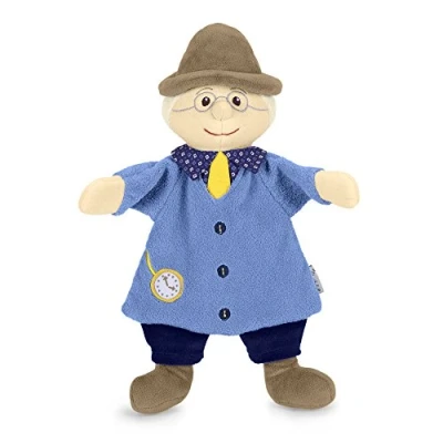 Afbeelding van Sterntaler 3601621 handpop opa, 31 x 27 9 cm, blauw
