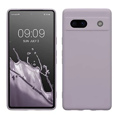 Afbeelding van kwmobile telefoonhoesje geschikt voor Google Pixel 7a Hoesje smartphone Precisie camera uitsnede In lavendel