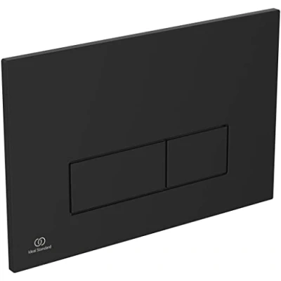 Afbeelding van Ideal standard oleas m2 bedieningspaneel dualflush silk black r0121a6