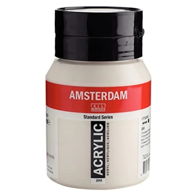 Afbeelding van Amsterdam Standard Acrylverf 500ml 290 Titaanbuff Donker
