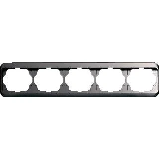 Afbeelding van Abb busch jaeger alpha nea 5 voudig afdekraam montage hori klem mat platina metaal geanodiseerd ip20 2cka001754a1652