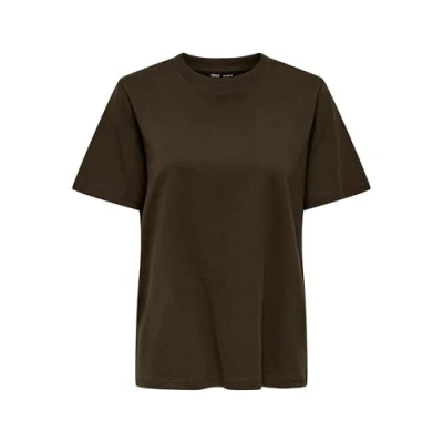 Afbeelding van ONLY Onlmonja JRS NOOS Tshirt basic, Dames, Maat: Small, Demitasse