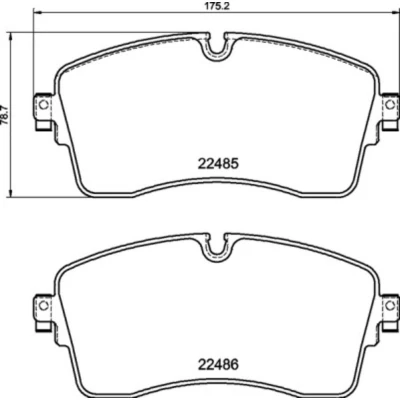 Afbeelding van Brembo Remblokset P 44 028