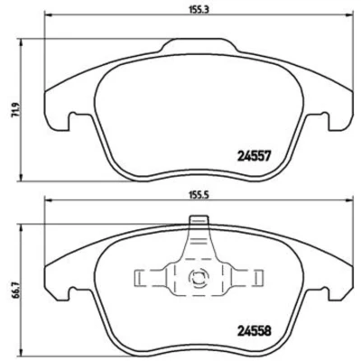 Afbeelding van Brembo Remblokset P 61 086