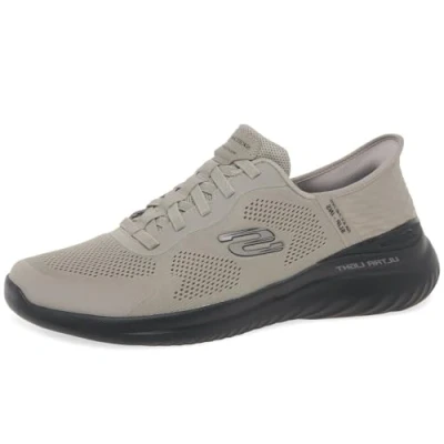 Afbeelding van Skechers Heren Handsfree Slip ins Bounder 2.0 EMERGED Sneaker, Zwart mesh/synthetisch, 10.5 UK, Mesh Synthetisch, 45.5 EU