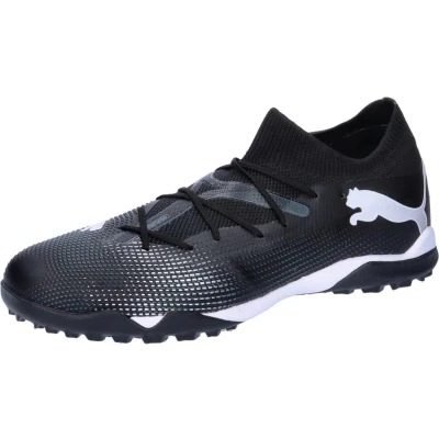Afbeelding van Puma Future 7 Match TT Voetbalschoenen voor kunstgras, Heren, Maat: 45, Black/white Textiel/ synthetisch