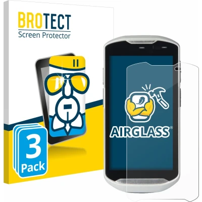 Afbeelding van BROTECT Screenprotector voor Zebra TC51 Folie Beschermfolie Beschermglas transparant (3 Stuks)