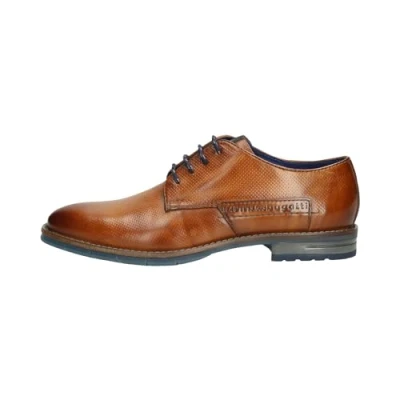 Afbeelding van bugatti heren 312 ais01 veterschoenen, cognac, 44 EU