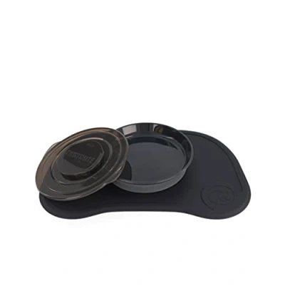 Afbeelding van Twistshake Click Mat antislip siliconen basis voor baby&#039;s, 38 x 25 cm, BPA vrij, zwart