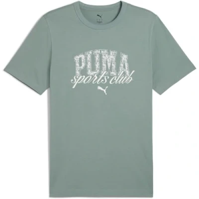 Afbeelding van Puma Class Graphic TEE Tshirt print, Heren, Maat: XXL, Green moon
