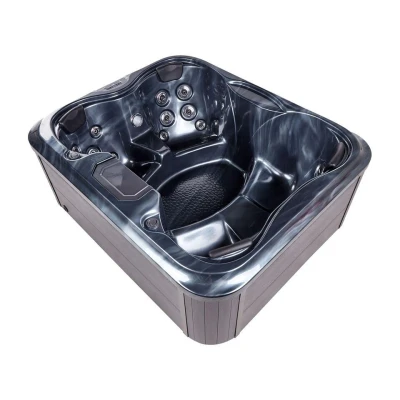 Afbeelding van Beliani ARCELIA Whirlpools voor buiten Grijs Acryl