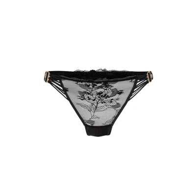 Afbeelding van Hunkemöller Dames Lingerie String Avela Zwart maat XL