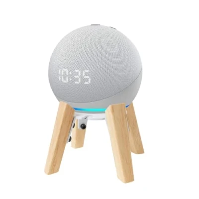 Afbeelding van shinar Luidsprekerspikes luidsprekerstandaard luidsprekerhouders Compatibel voor Dot 4e generatie en Homepod Mini verstelbare tafelhouder houder (Dot 4 Wit)