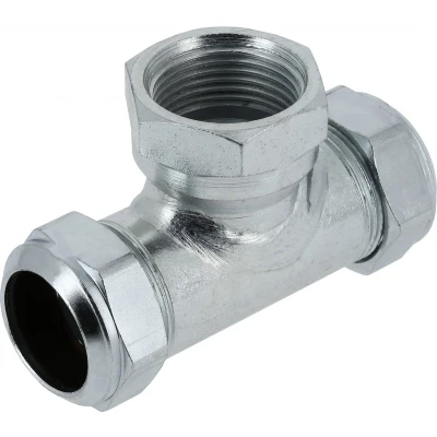 Afbeelding van Bonfix Staalverzinkte T koppeling 110 28x1/2&quot;x28mm