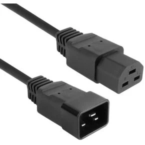 Afbeelding van ACT Netsnoer C20 C21 IEC60320 zwart 1.5 m