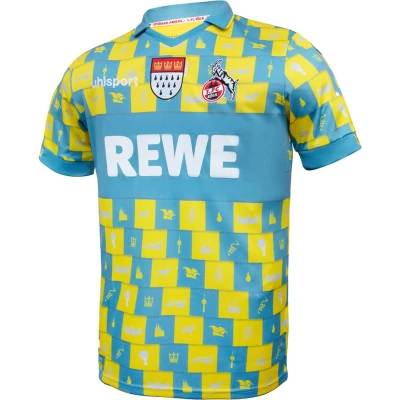 Afbeelding van Uhlsport Stream 22 Shirt Korte Mouw Heren Geel / Royal Maat: XL