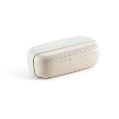 Afbeelding van Lékué To Go single lunchbox organisch materiaal 0,5 L Beige