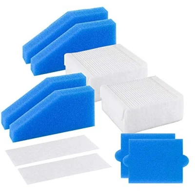 Afbeelding van Set van 2 vervangingsfilters compatibel met Thomas AQUA+ stofzuiger, alternatief voor 99 filterset (onderdeelnr. 787241), bevat 5 stuks