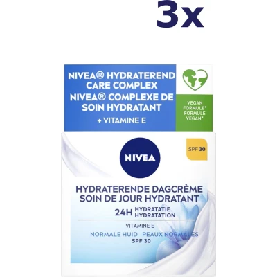 Afbeelding van Nivea Essentials Hydraterende Dagcrème 3x50ml Voordeelverpakking