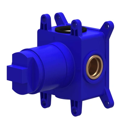 Afbeelding van Inbouwbox IVY tbv Inbouw Stopkraan Flow Through Symmetry Donker Blauw