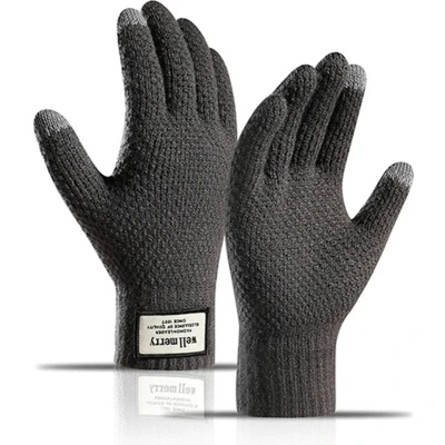 Afbeelding van Handschoenen Winter Touchscreen Dames en Heren Donkerbruin One size