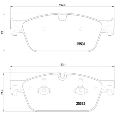 Afbeelding van Brembo Remblokset P 50 112