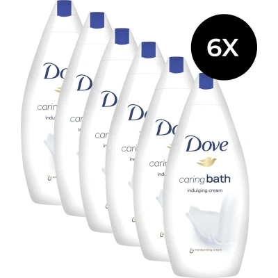 Afbeelding van Dove Caring Bath 500 ml Indulging Cream (6 stuks)
