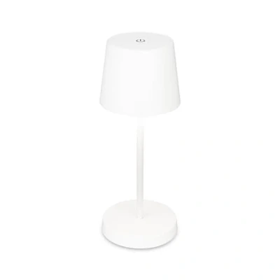 Afbeelding van BRILONER Led tafellamp, draadloos, dimbare bedlamp, touch bureaulamp, leeslamp, tafellamp voor binnen en buiten, USB C, campinglamp, warm wit licht,