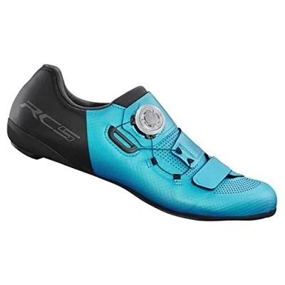 Afbeelding van Shimano Fietsschoenen Race RC502 Turquoise Zwart Dames 39