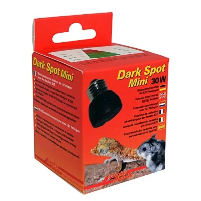 Afbeelding van Lucky Reptile Dark Spot Mini 30W Keramische verwarming voor E27 fittingen Terrarium Warmtelamp met infraroodstraling Donkerstraler het verwarmen van kleine terraria dieren