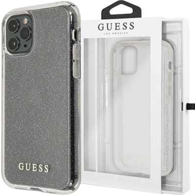 Afbeelding van Guess GUHCN58PCGLSI iPhone 11 Pro zilver/zilver harde hoes Glitter