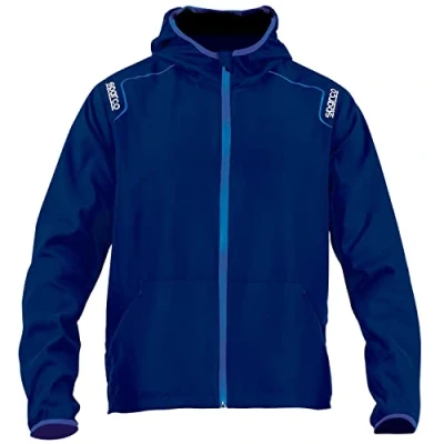 Afbeelding van Sparco WILSON Windstopper Windbestendig Jack met Lichtgewicht Waterafstotende Capuchon L Marineblauw