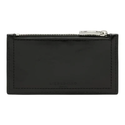 Afbeelding van Liebeskind Berlin Chudy Kartenhalter Papieroptik Portemonnee, Dames, Maat: One Size, Schwarz