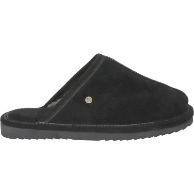 Afbeelding van Pantoffel Warmbat Men Barron Suede Black Schoenmaat 41