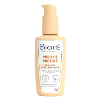Afbeelding van Biore Purify &amp; Prevent vochtinbrengende verzorging Spot Drone Gentle Moisturizer voor de gevoelige huid die acne neigt