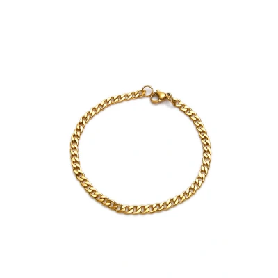 Afbeelding van ABkettinkjes Schakelarmband Gouden armbandje Goud Gold plated 18K