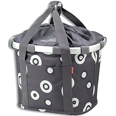 Afbeelding van KLICKfix Unisex fietstas, bubbles antraciet, 0303BA, 35 x 28 5 cm