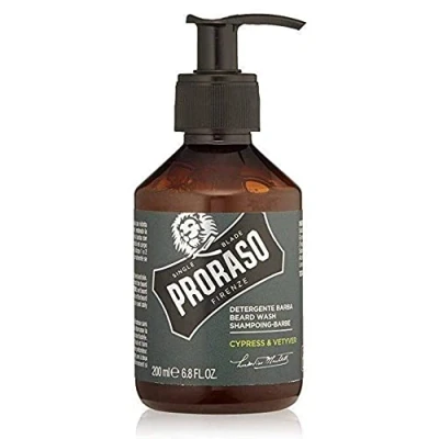 Afbeelding van Proraso Single Blade baardshampoo Cypress &amp; Vetyver 200ml