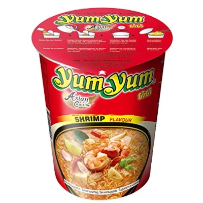 Afbeelding van YumYUm Garnalen Noedels 12x70g